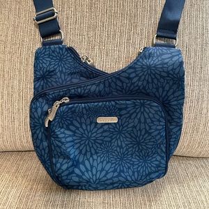 Baggallini Blue Floral Crossbody Bag